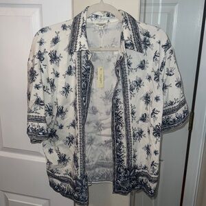 Max Studio London printed button down